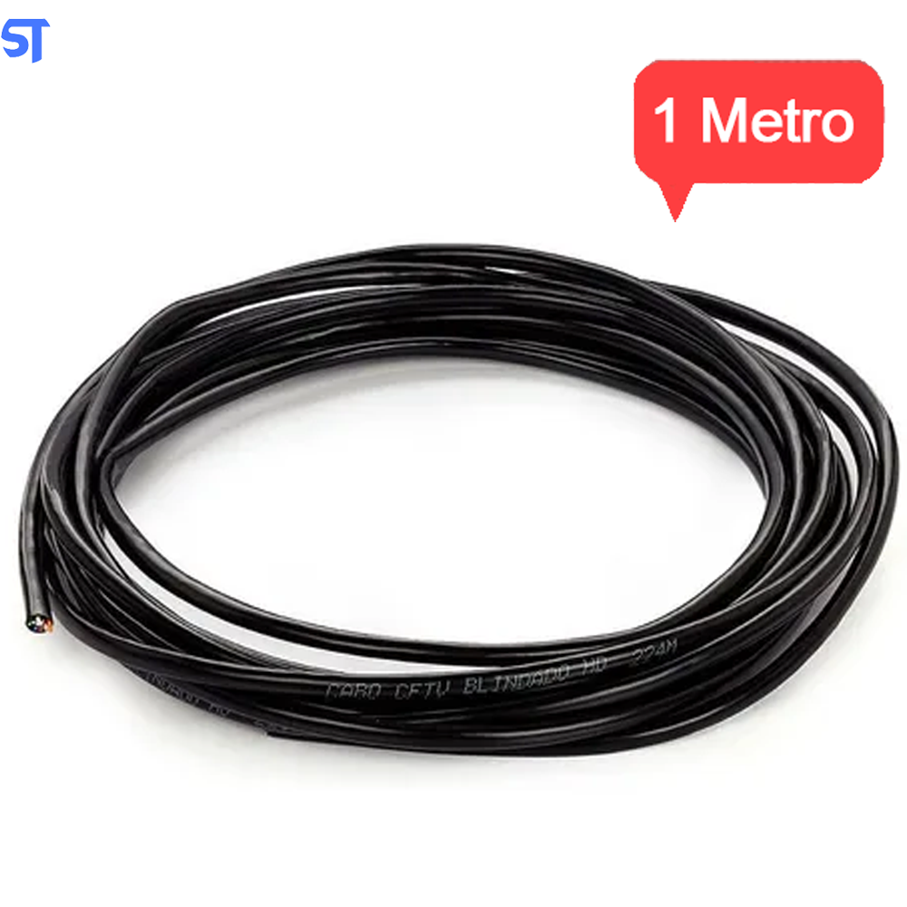 Metro de Cabo de Rede Cat 5 D Connect Preto